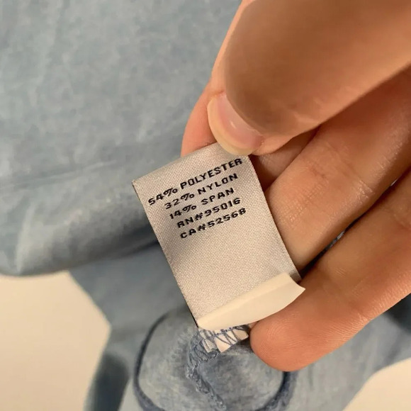 Straight Down Golf Pullover Womens Large Blue 1/4 Zip Long Sleeve USA Flag - Picture 6 of 9